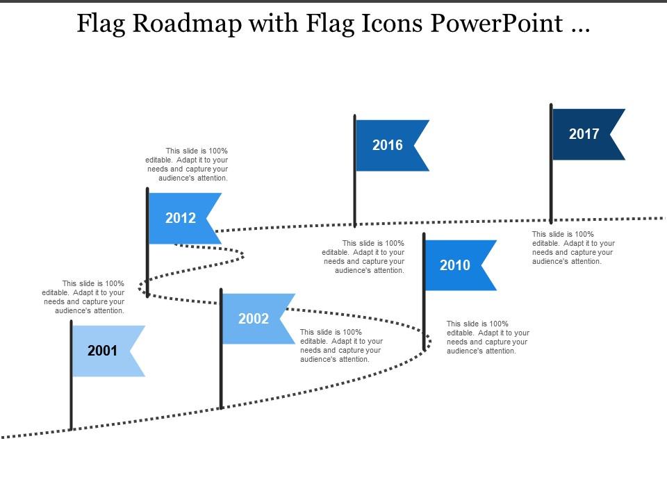 flag_roadmap_with_flag_icons_powerpoint_presentation_examples_Slide01