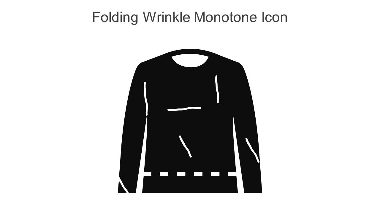 Folding Wrinkle Monotone Icon In Powerpoint Pptx Png And Editable Eps Format