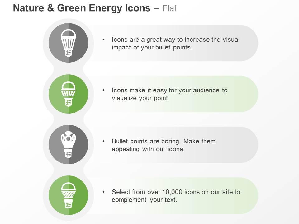 four_bulb_power_sources_ppt_icons_graphics_Slide01