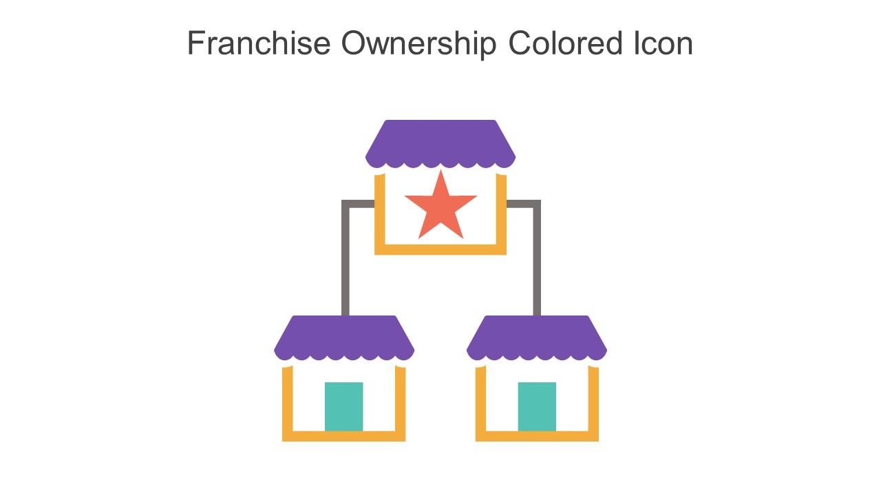 Franchise Ownership Colored Icon In Powerpoint Pptx Png And Editable Eps Format