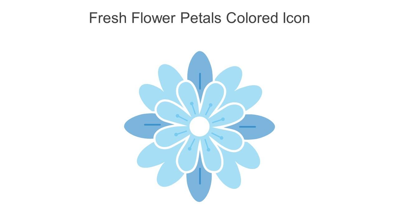 Fresh Flower Petals Colored Icon In Powerpoint Pptx Png And Editable Eps Format