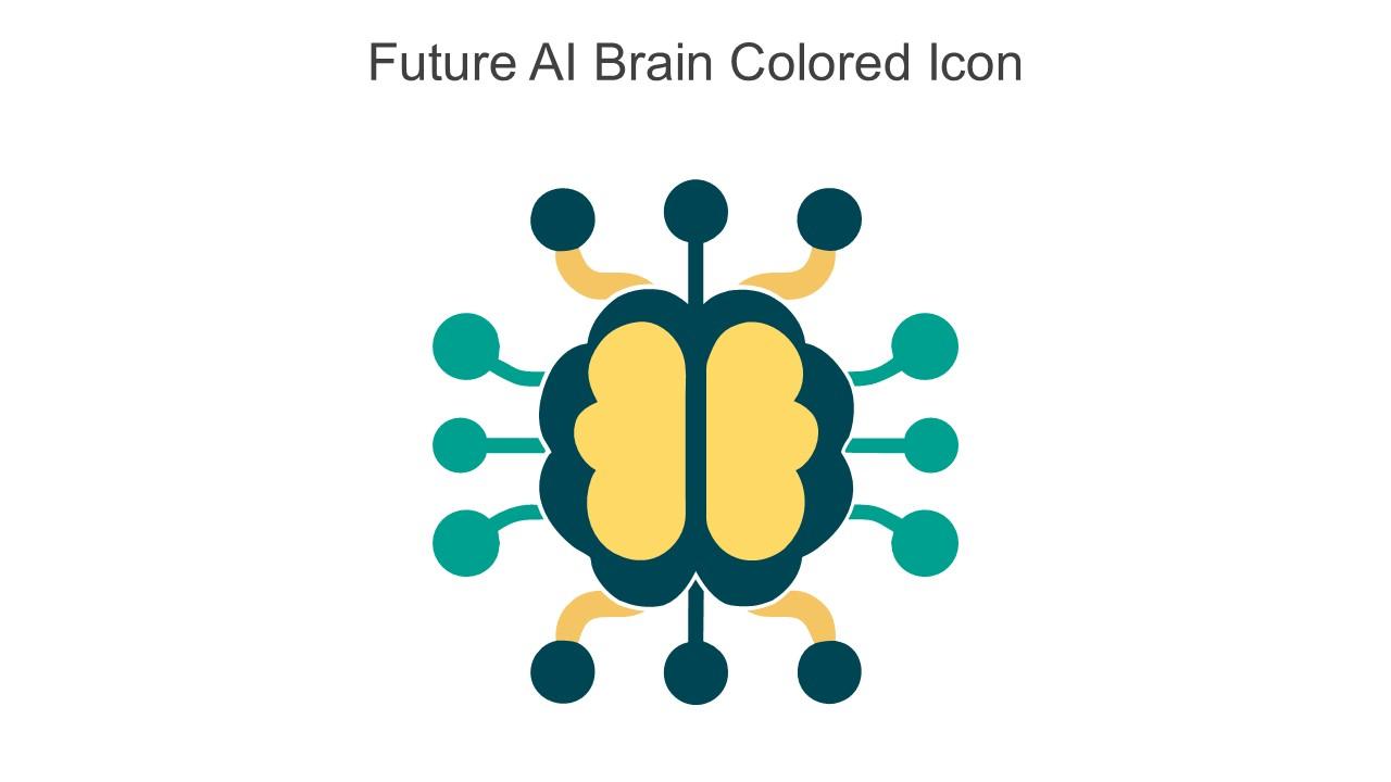 Future AI Brain Colored Icon In Powerpoint Pptx Png And Editable Eps Format