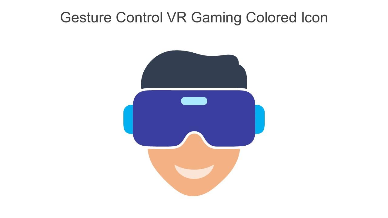 Gesture Control VR Gaming Colored Icon In Powerpoint Pptx Png And Editable Eps Format
