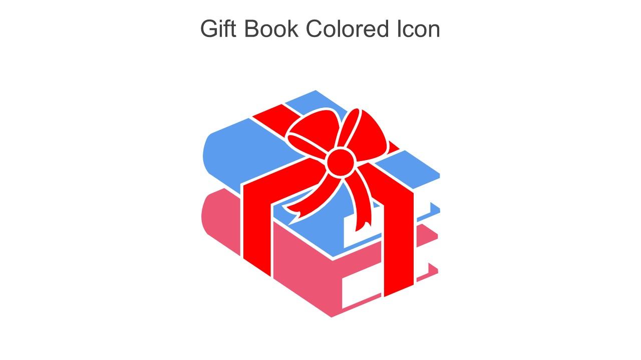 Gift Book Colored Icon In Powerpoint Pptx Png And Editable Eps Format
