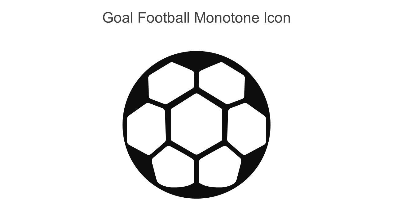 Goal Football Monotone Icon In Powerpoint Pptx Png And Editable Eps Format