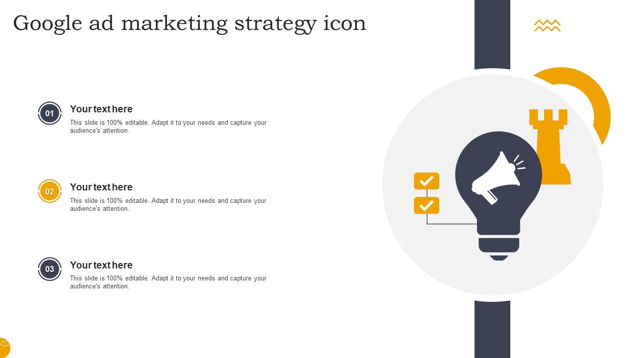 Google Ad Marketing Strategy Icon