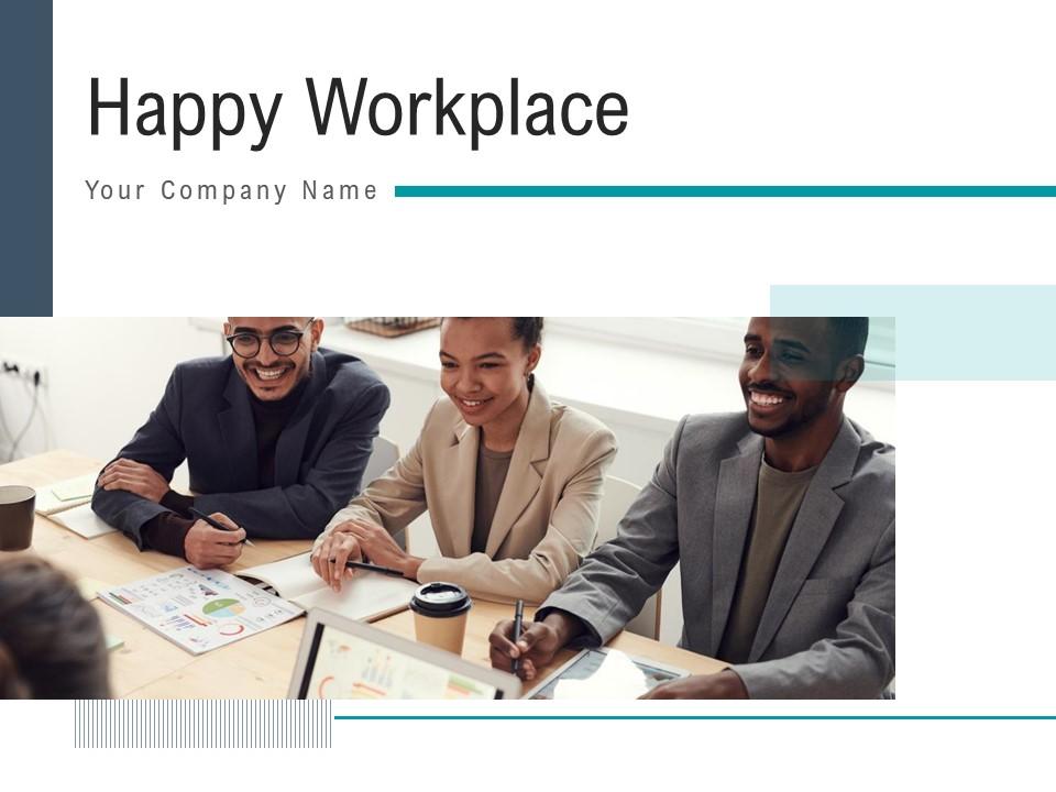 Happy Workplace Profitable Organization Promotion Representing Employees