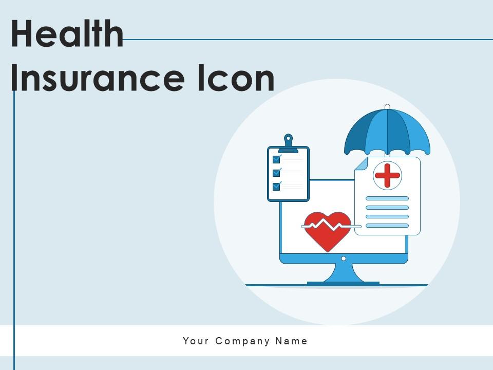 Health Insurance Icon Document Certificate Premium Safety Symbol