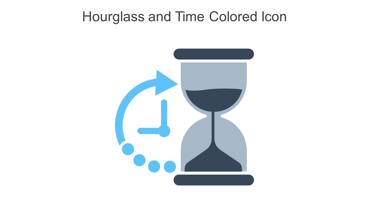Hourglass And Time Colored Icon In Powerpoint Pptx Png And Editable Eps Format