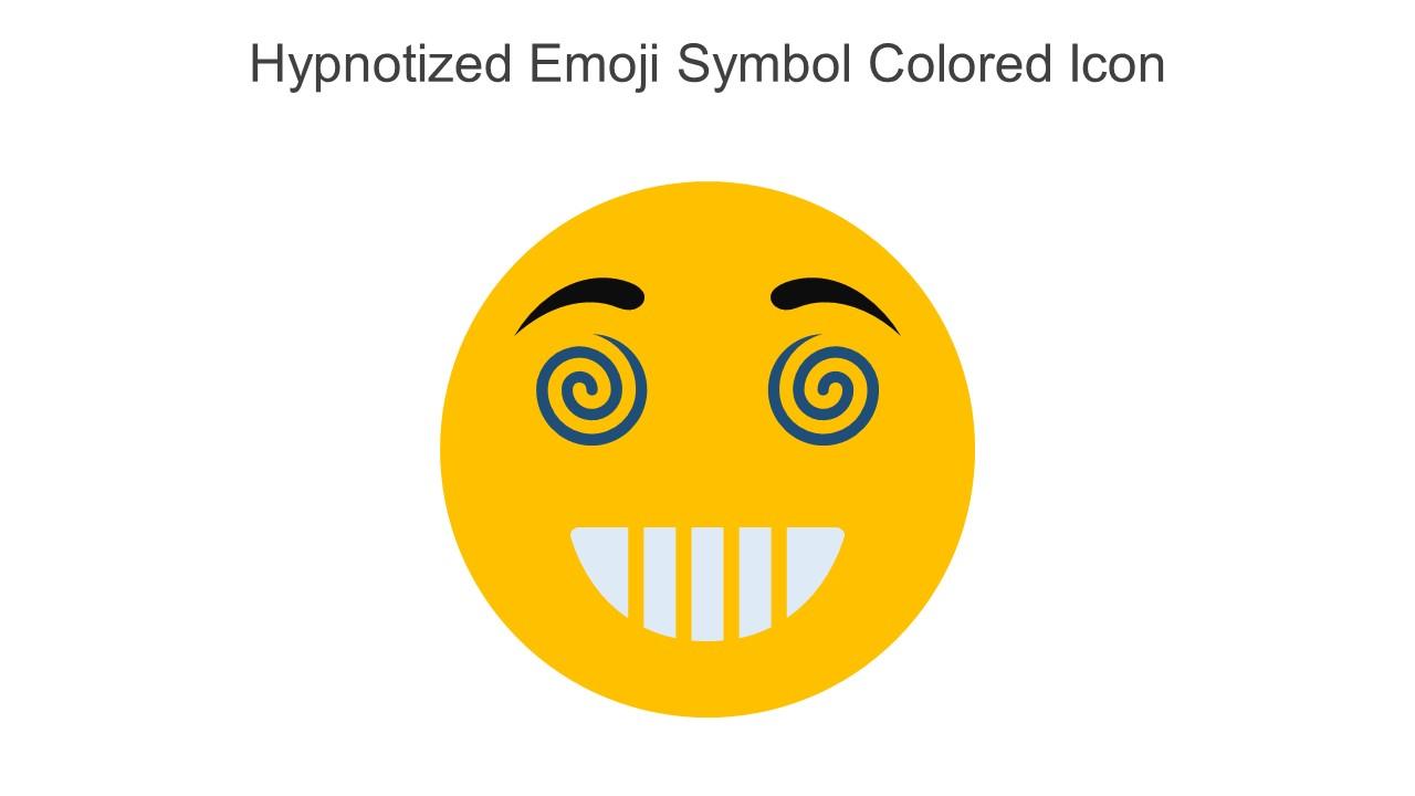 Hypnotized Emoji Symbol Colored Icon In Powerpoint Pptx Png And Editable Eps Format