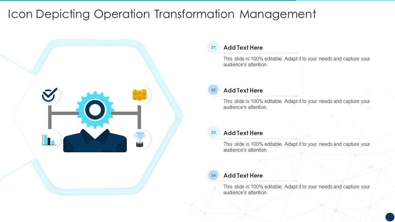Icon Depicting Operation Transformation Management