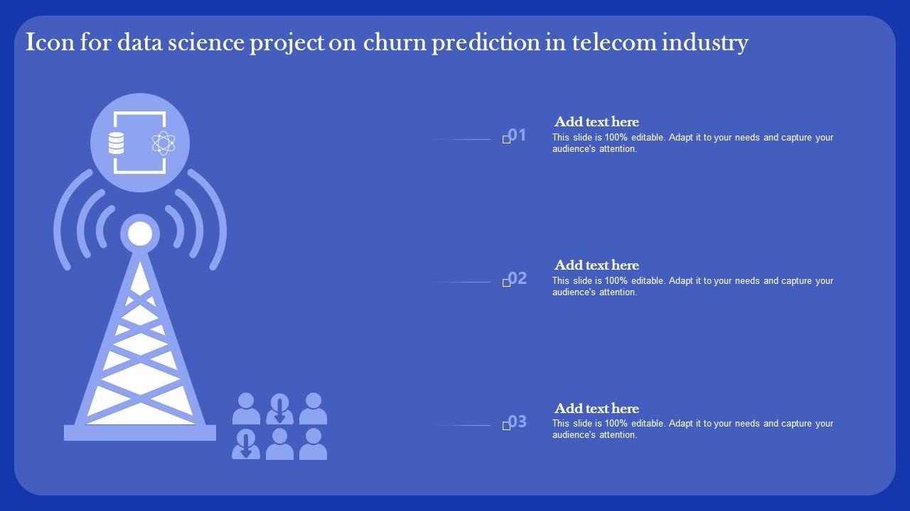 Icon For Data Science Project On Churn Prediction In Telecom Industry