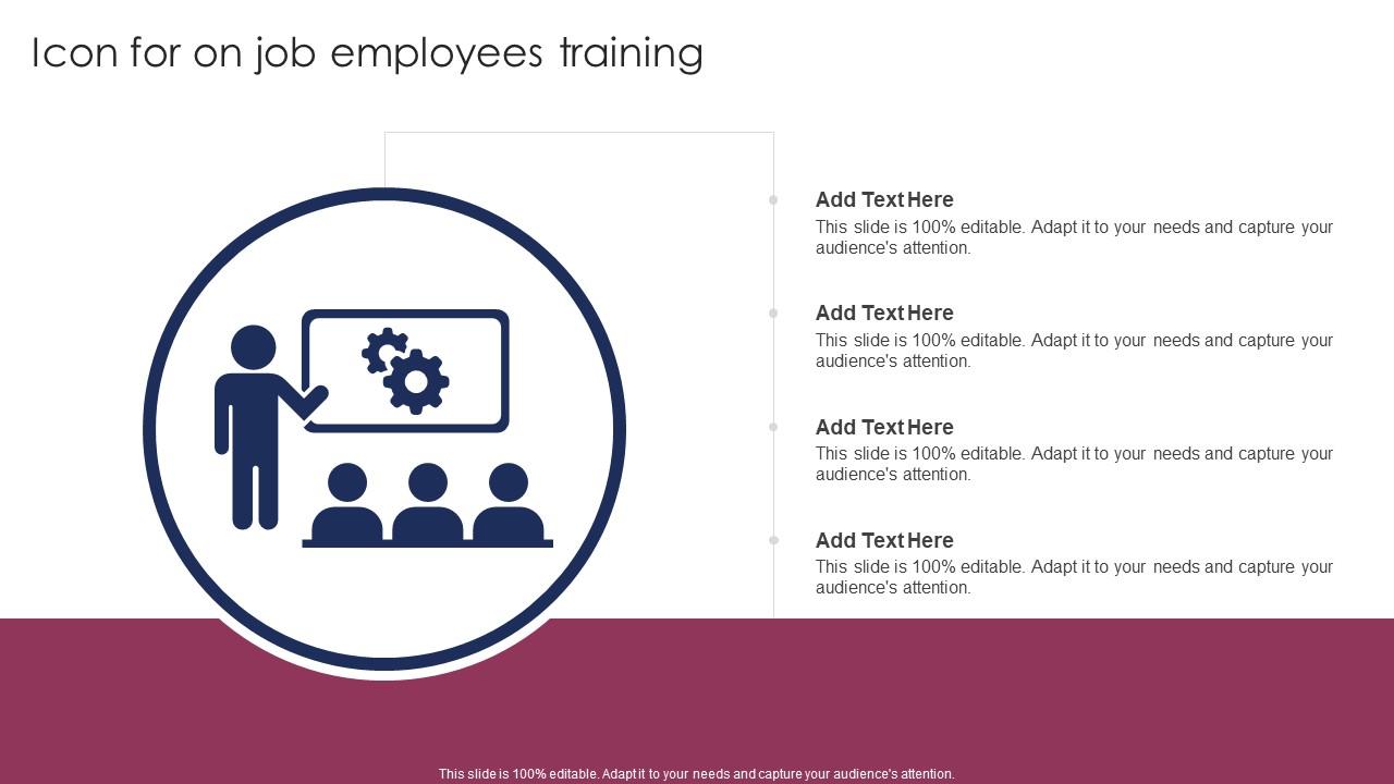 Icon For On Job Employees Training