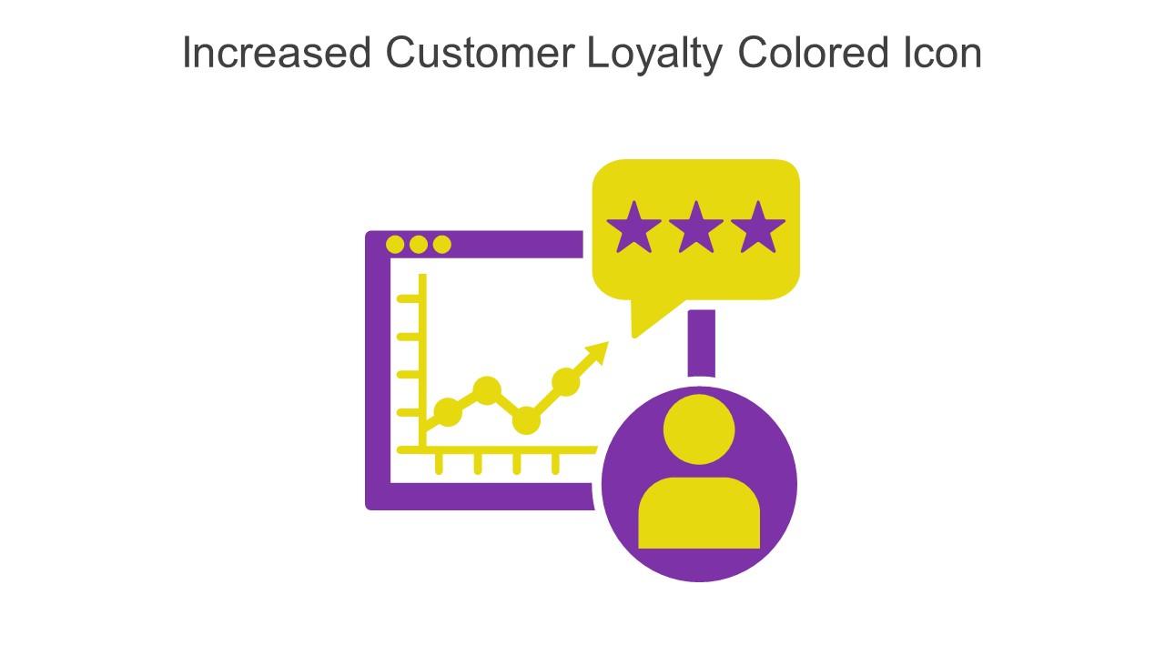 Increased Customer Loyalty Colored Icon In Powerpoint Pptx Png And Editable Eps Format