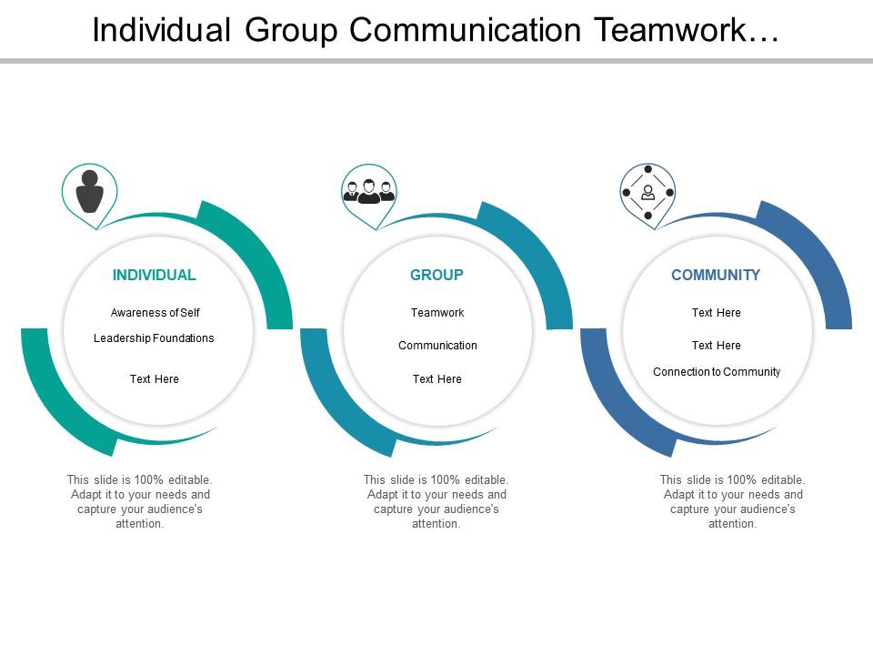 individual_group_communication_teamwork_leadership_model_with_icons_Slide01