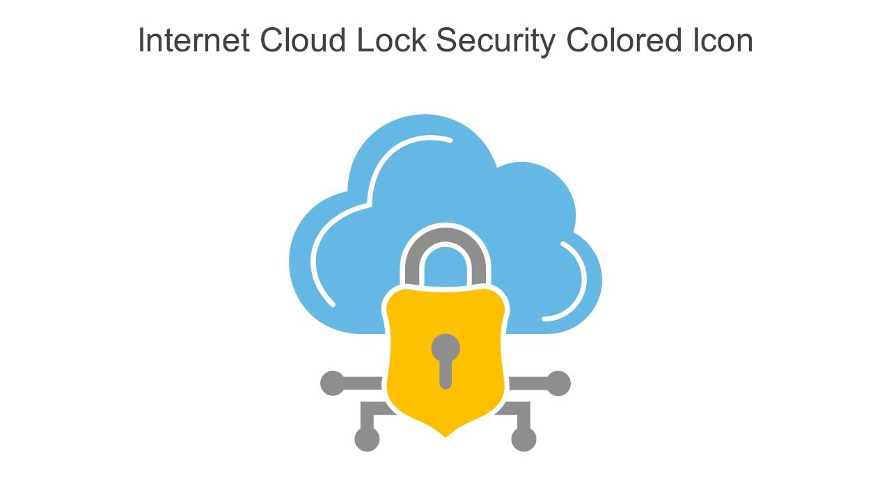 Internet Cloud Lock Security Colored Icon In Powerpoint Pptx Png And Editable Eps Format