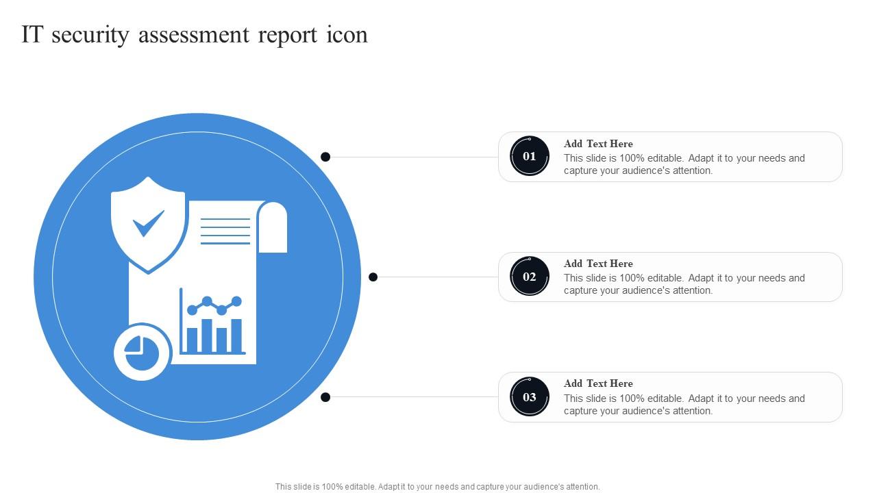 It Security Assessment Report Icon