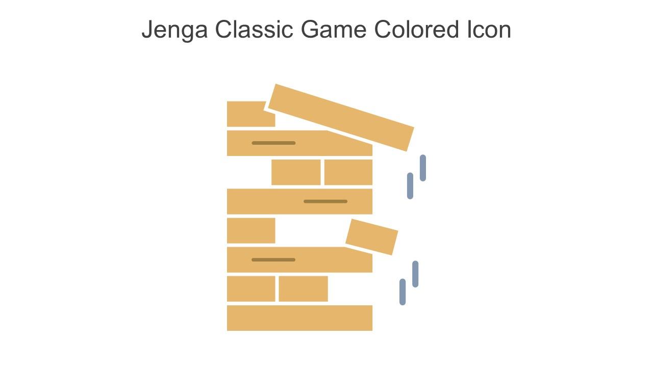 Jenga Classic Game Colored Icon In Powerpoint Pptx Png And Editable Eps Format