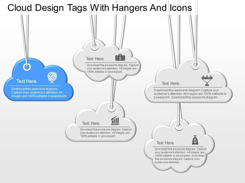 ju_cloud_design_tags_with_hangers_and_icons_powerpoint_template_Slide01
