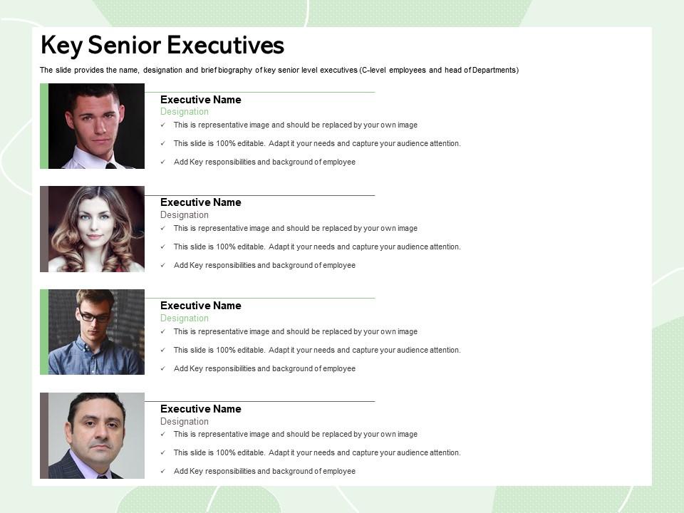Key senior executives adapt needs ppt powerpoint presentation icon example introduction