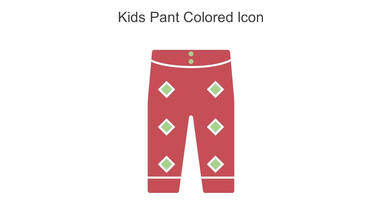 Kids Pant Colored Icon In Powerpoint Pptx Png And Editable Eps Format
