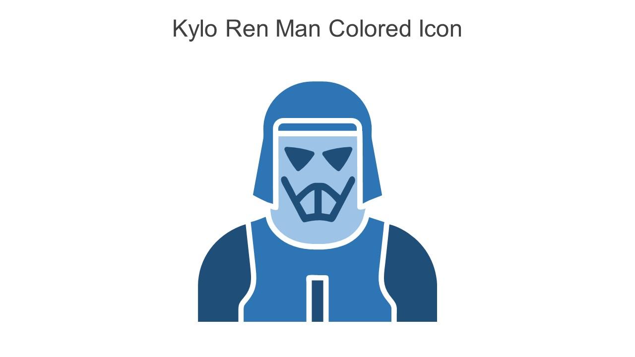 Kylo Ren Man Colored Icon In Powerpoint Pptx Png And Editable Eps Format