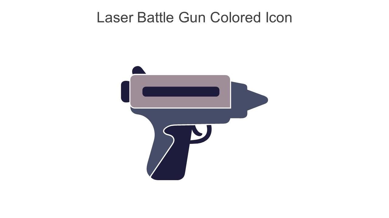 Laser Battle Gun Colored Icon In Powerpoint Pptx Png And Editable Eps Format