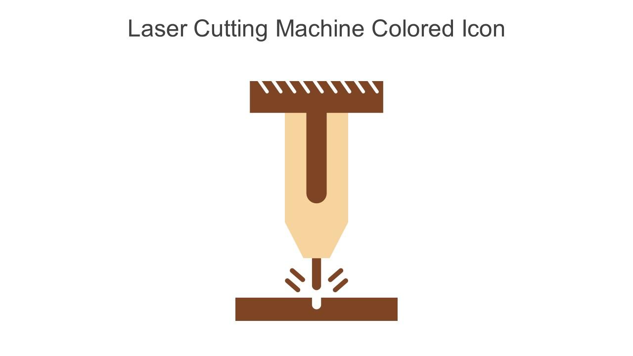 Laser Cutting Machine Colored Icon In Powerpoint Pptx Png And Editable Eps Format