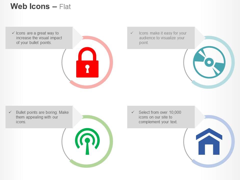 lock_disc_drive_home_page_wifi_ppt_icons_graphics_Slide01