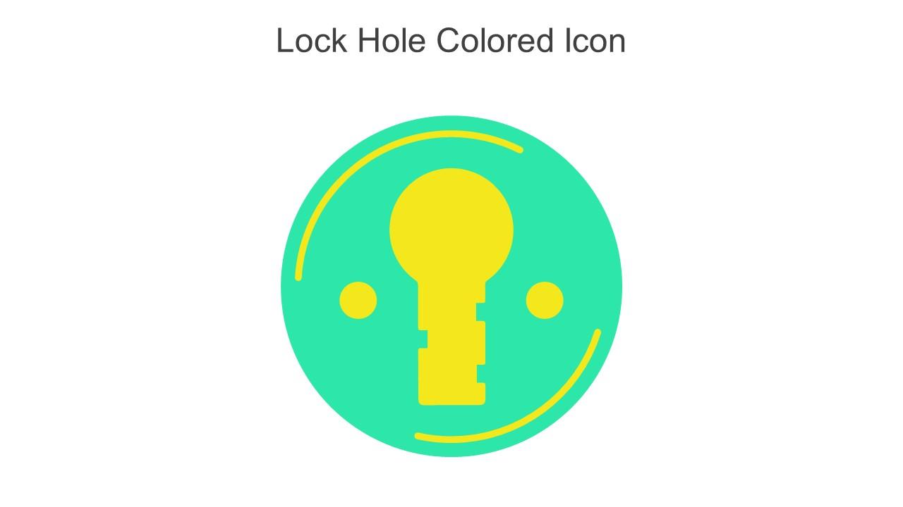 Lock Hole Colored Icon In Powerpoint Pptx Png And Editable Eps Format