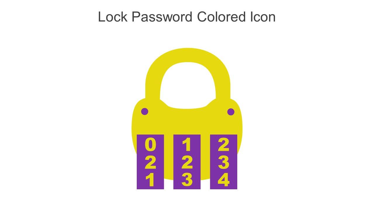 Lock Password Colored Icon In Powerpoint Pptx Png And Editable Eps Format