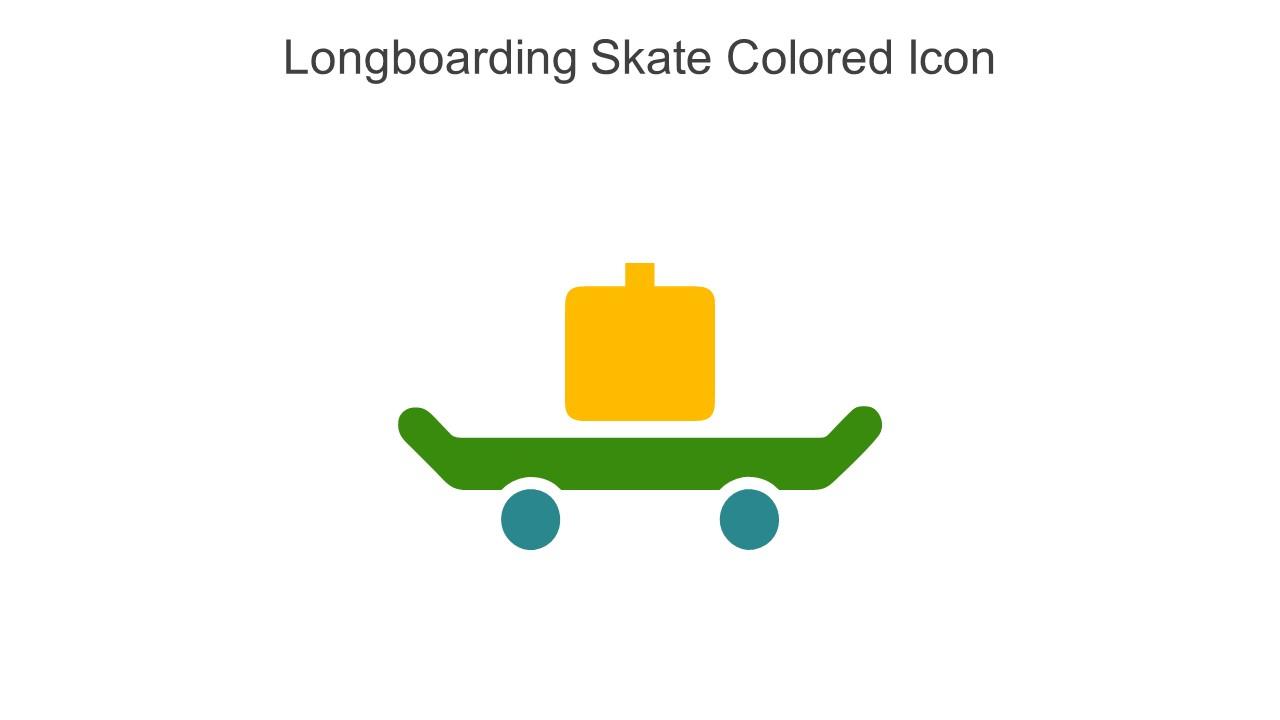 Longboarding Skate Colored Icon In Powerpoint Pptx Png And Editable Eps Format