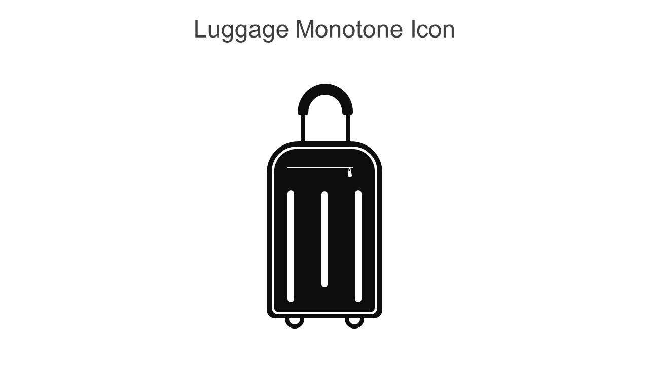 Luggage Monotone Icon In Powerpoint Pptx Png And Editable Eps Format