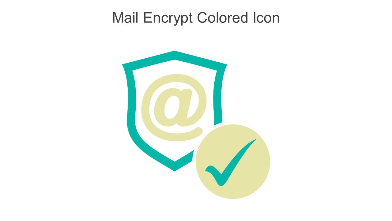 Mail Encrypt Colored Icon In Powerpoint Pptx Png And Editable Eps Format
