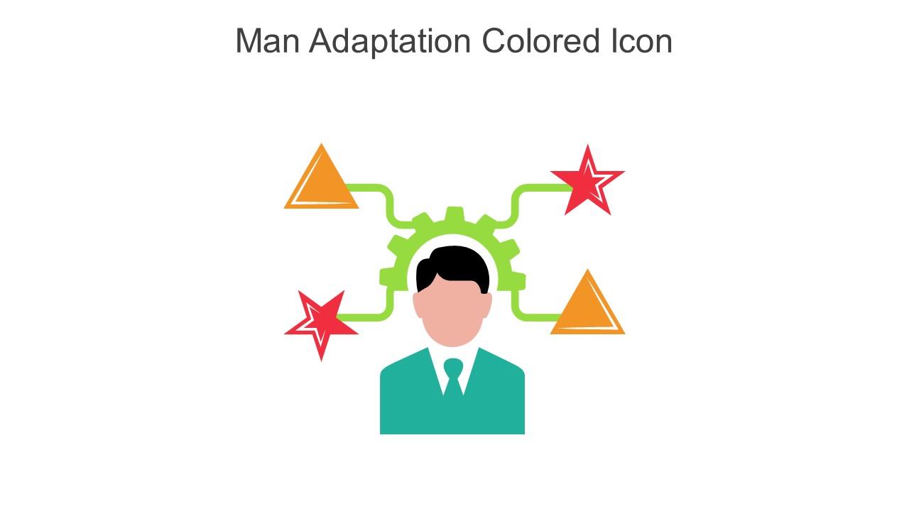 Man Adaptation Colored Icon In Powerpoint Pptx Png And Editable Eps Format