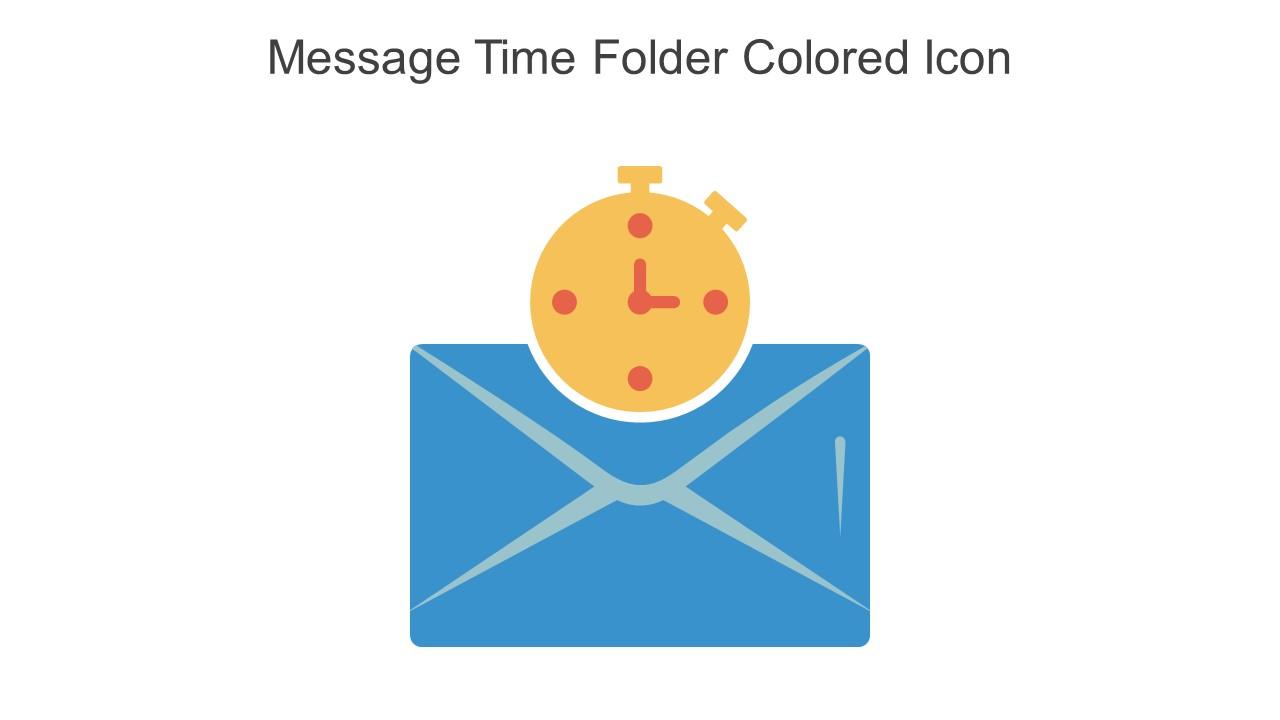Message Time Folder Colored Icon In Powerpoint Pptx Png And Editable Eps Format