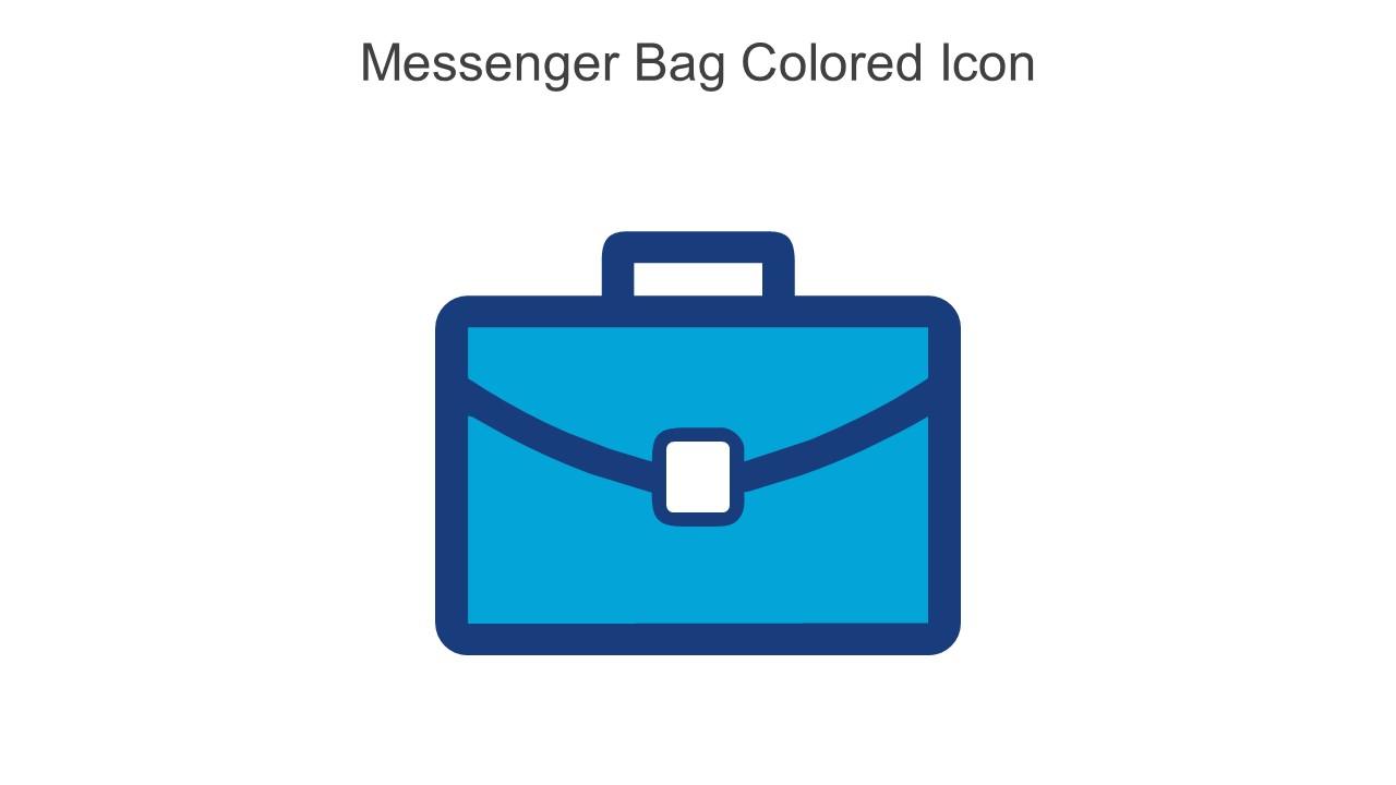 Messenger Bag Colored Icon In Powerpoint Pptx Png And Editable Eps Format