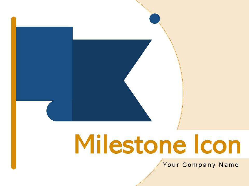 Milestone Icon Mountains Direction Triangular Circle