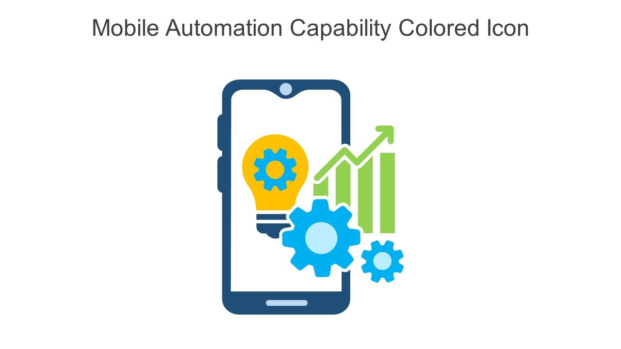 Mobile Automation Capability Colored Icon In Powerpoint Pptx Png And Editable Eps Format