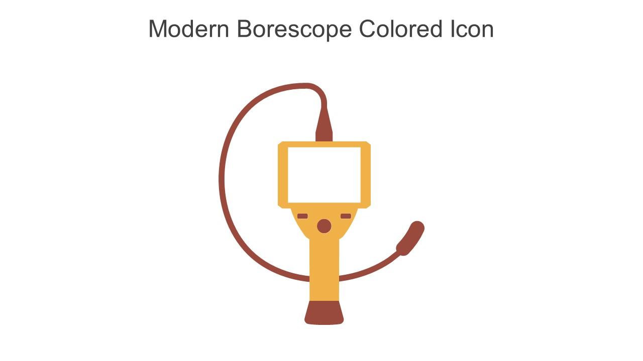 Modern Borescope Colored Icon In Powerpoint Pptx Png And Editable Eps Format