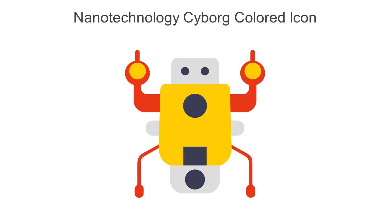Nanotechnology Cyborg Colored Icon In Powerpoint Pptx Png And Editable Eps Format