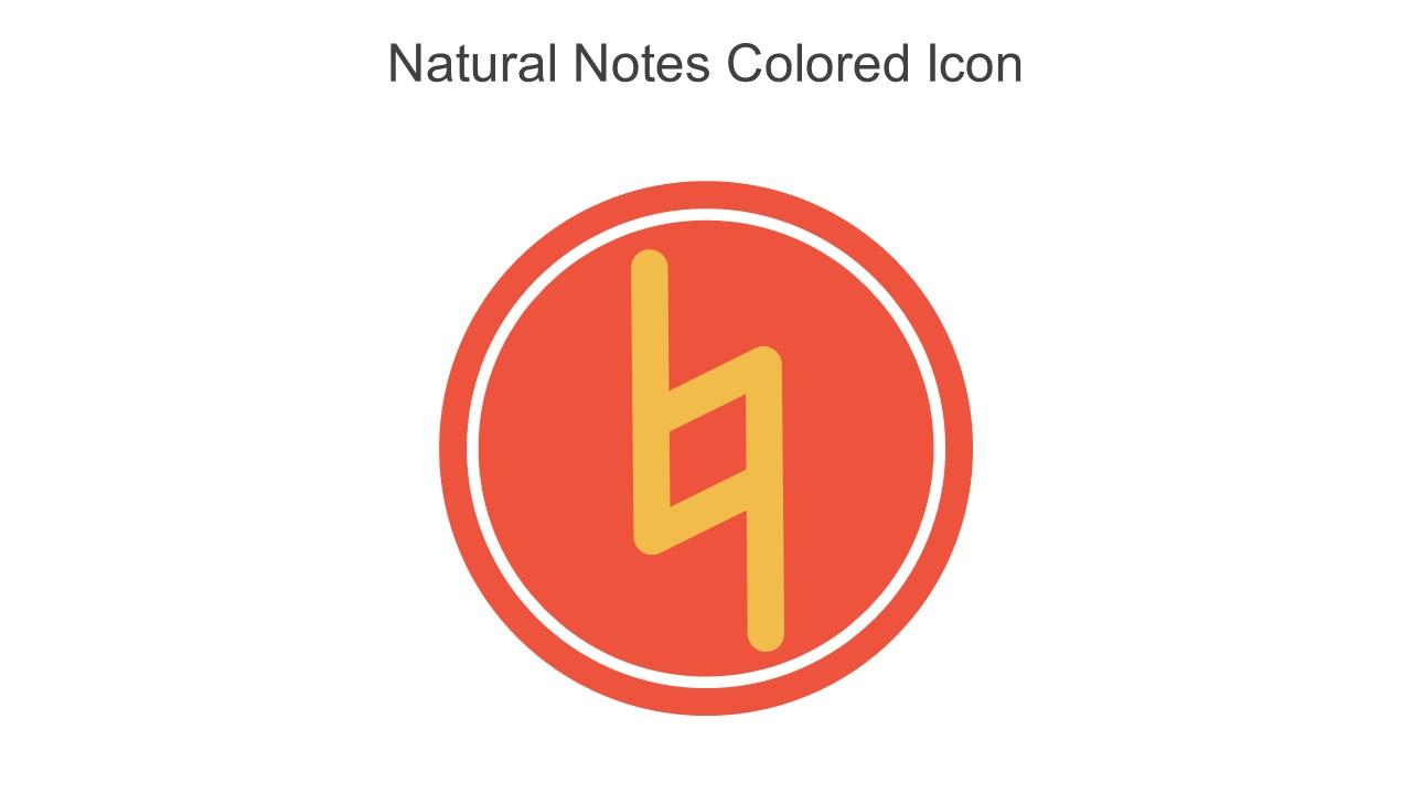Natural Notes Colored Icon In Powerpoint Pptx Png And Editable Eps Format