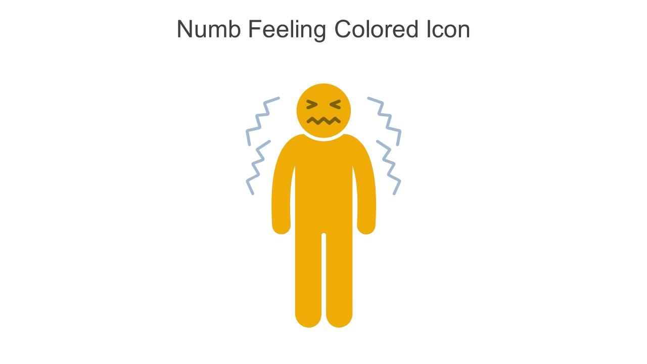 Numb Feeling Colored Icon In Powerpoint Pptx Png And Editable Eps Format