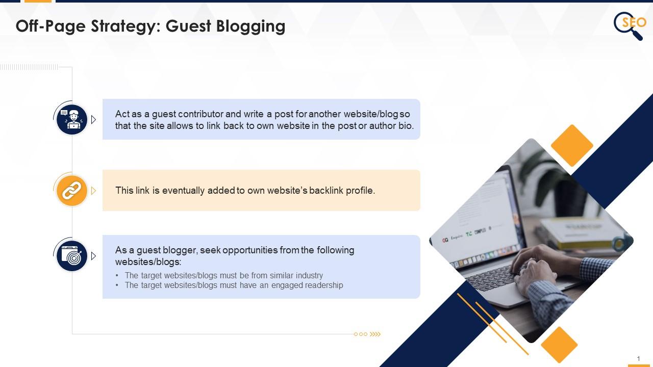 Off Page Strategy Guest Blogging Edu Ppt