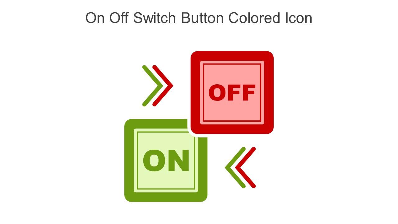 On Off Switch Button Colored Icon In Powerpoint Pptx Png And Editable Eps Format
