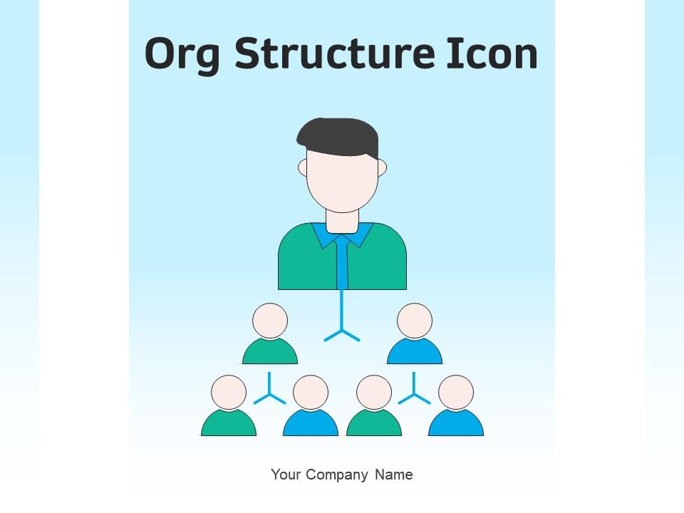 Org Structure Icon Employees Management Hierarchy Decision Representing Circle