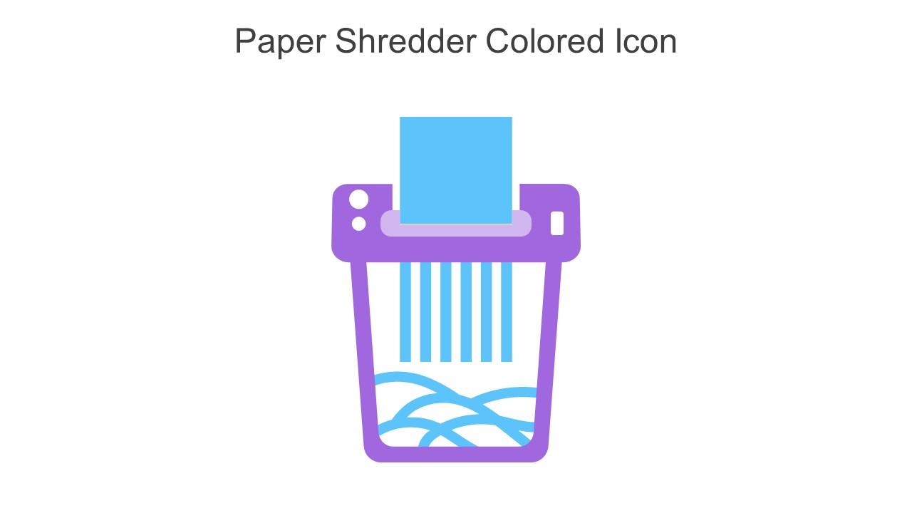 Paper Shredder Colored Icon In Powerpoint Pptx Png And Editable Eps Format