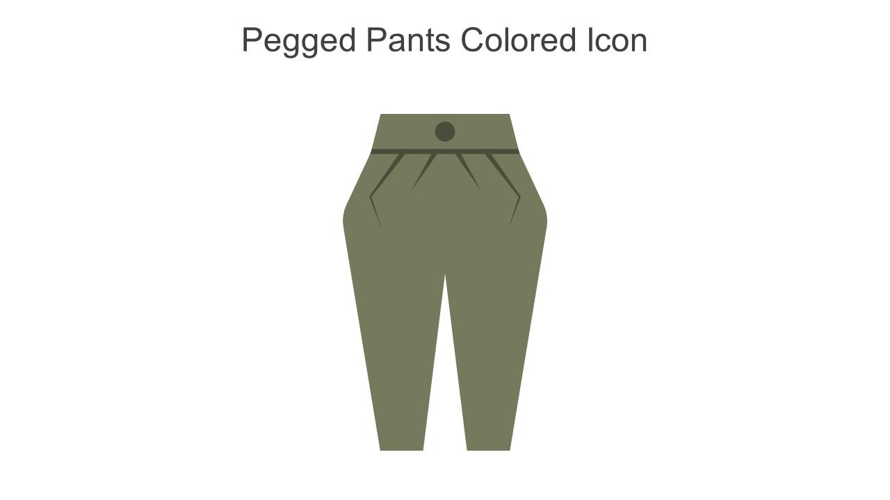 Pegged Pants Colored Icon In Powerpoint Pptx Png And Editable Eps Format