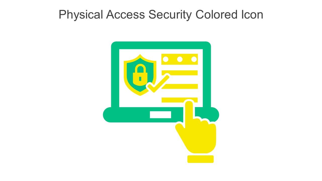Physical Access Security Colored Icon In Powerpoint Pptx Png And Editable Eps Format