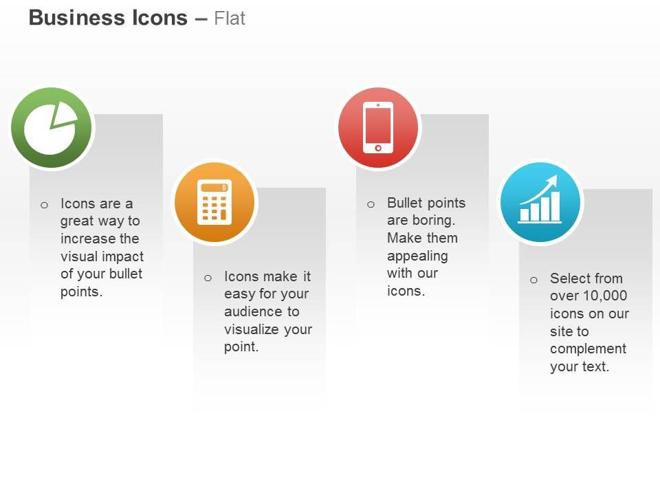 pie_chart_calculator_mobile_bar_graph_ppt_icons_graphics_Slide01